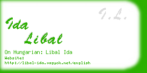 ida libal business card